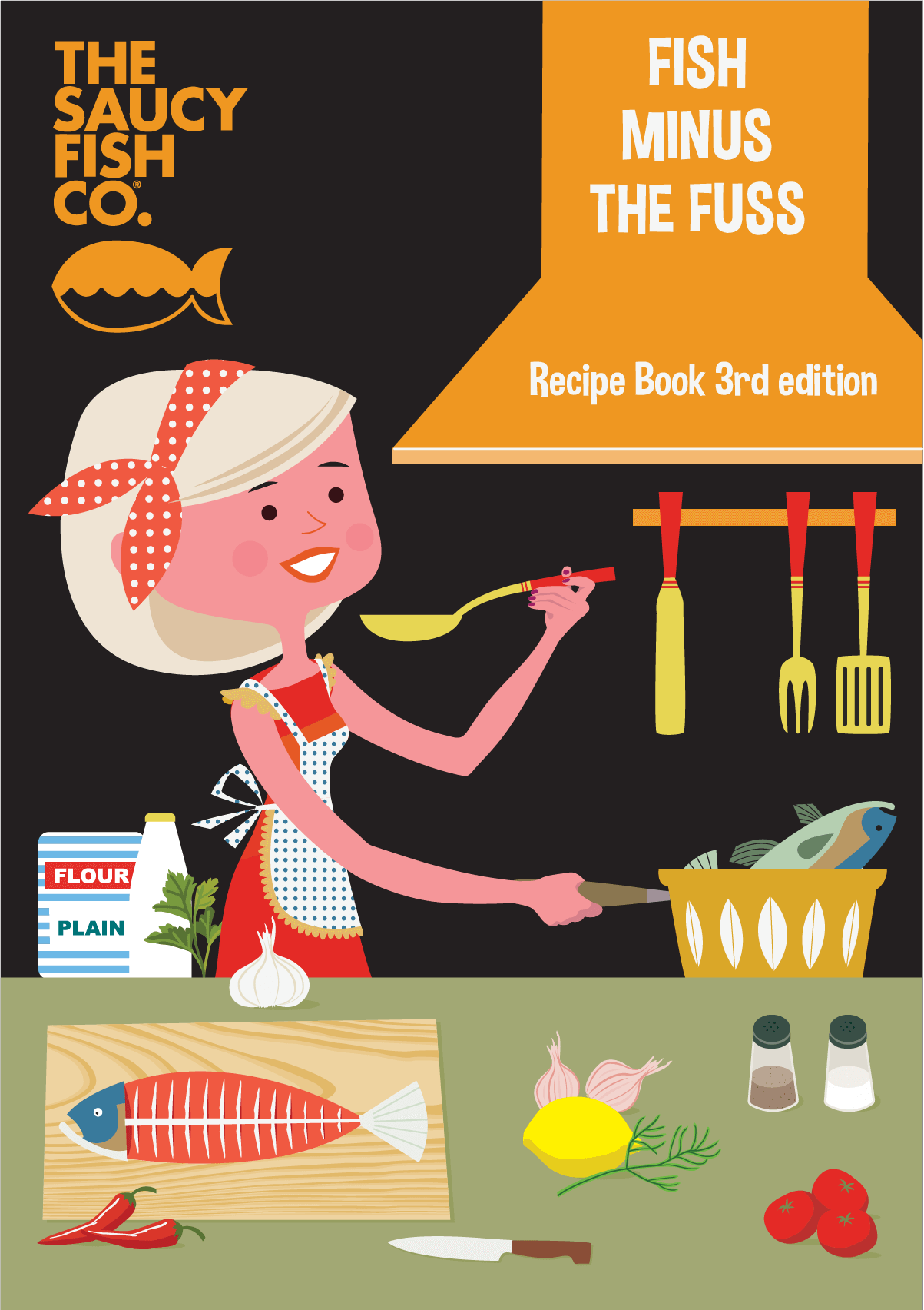 Saucy Fish Recipe Book, Page one